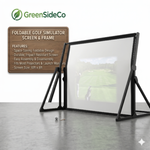 Foldable Golf Simulator Screen & Frame