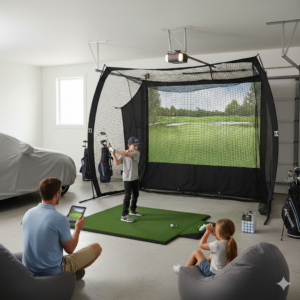 Hitting Net with Side Barriers